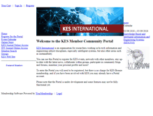 Tablet Screenshot of kesinternational.net