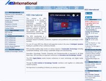 Tablet Screenshot of kesinternational.org