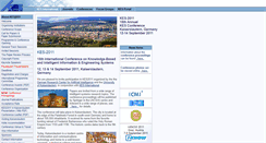 Desktop Screenshot of kes2011.kesinternational.org